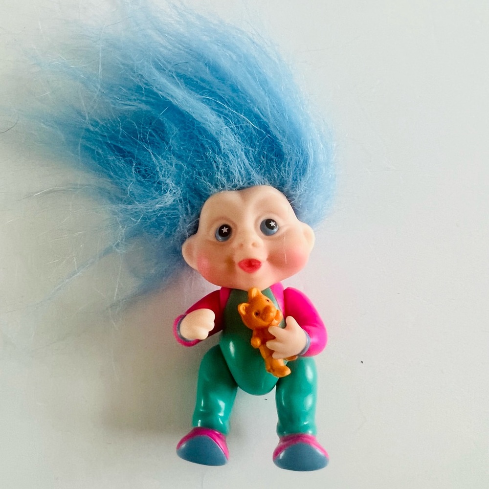 Vintage Applause Troll with Bear, 1991